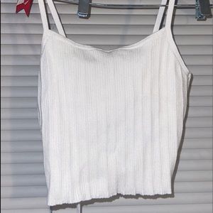 tank top cropped sweater